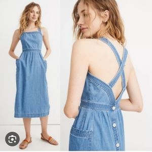 MADEWELL Apron Midi Dress